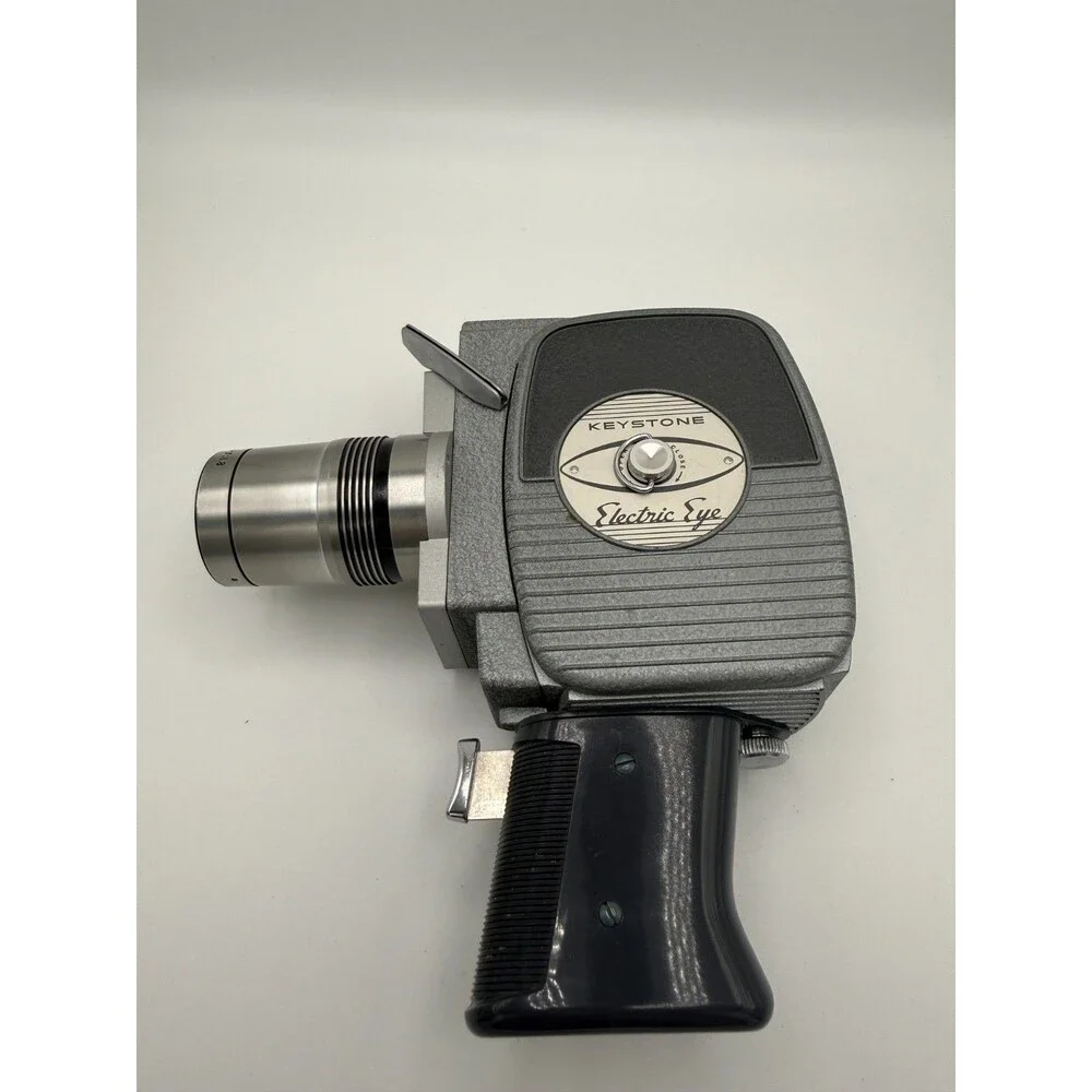 VINTAGE Keystone K-717 Electric Eye 8mm Movie Camera Zoom Lens Case Manual